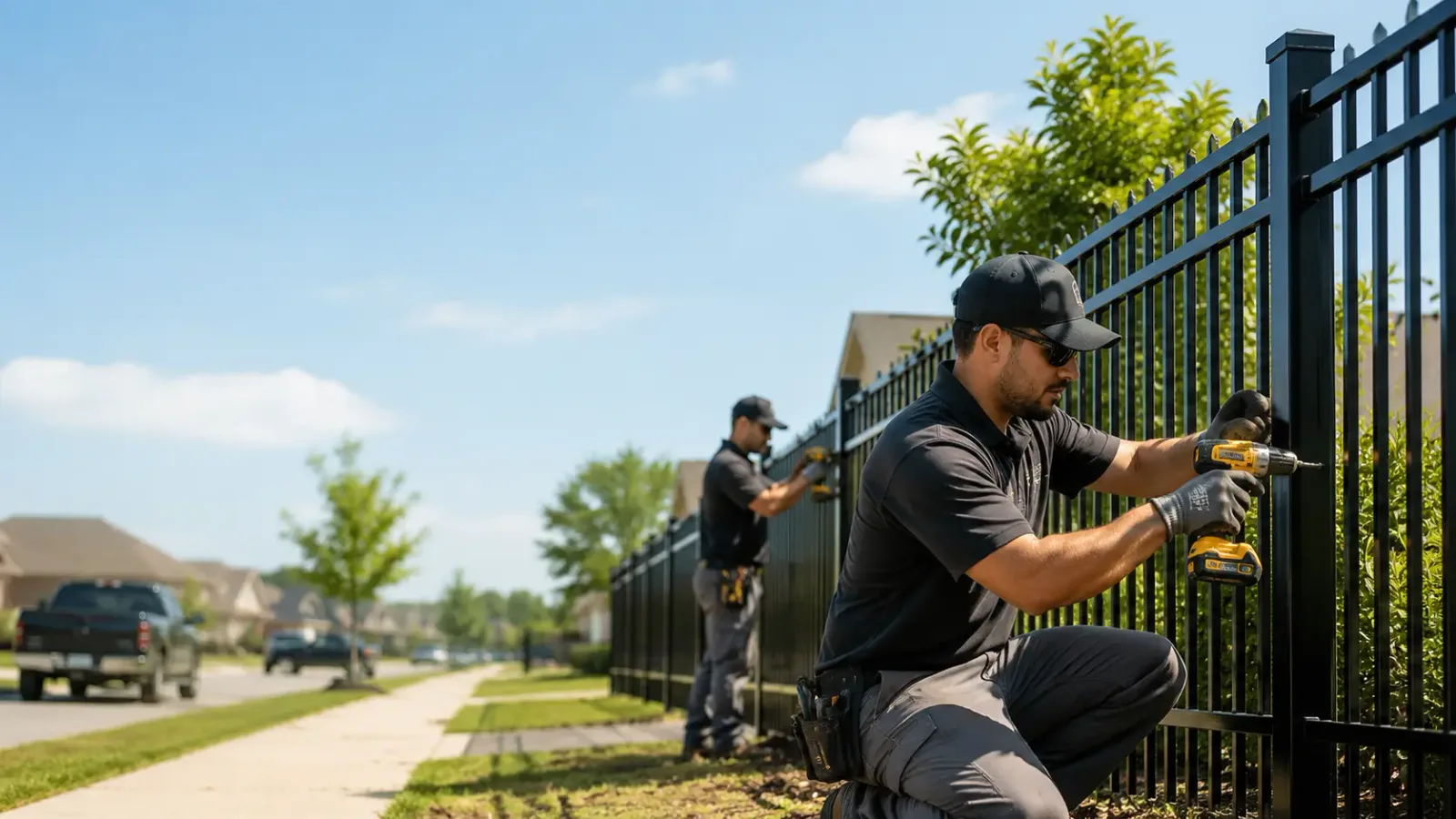 Metal Fence Installation in Pittsburg, OK